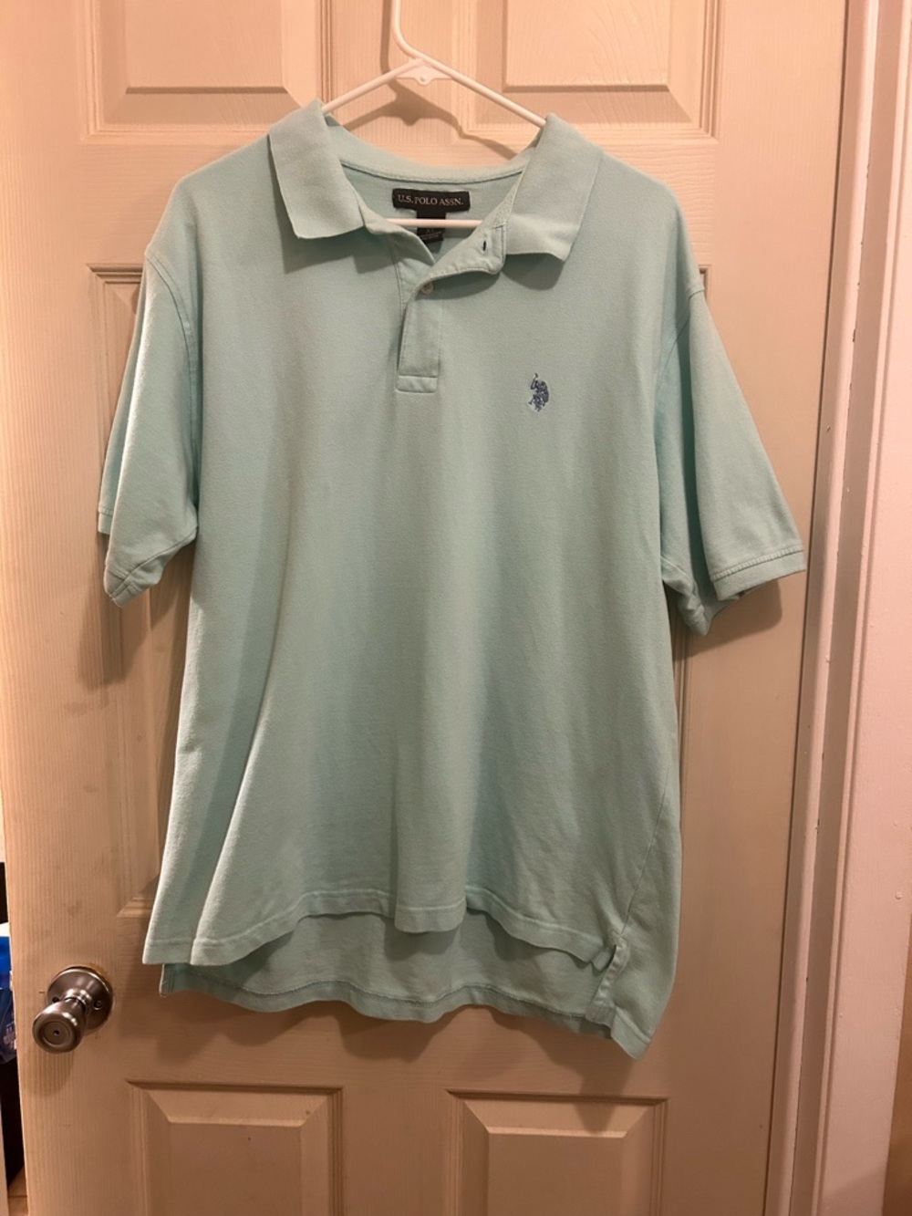 U.S. Polo Assn. Polo Shirt - Mint Blue - size XL